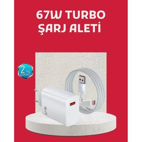 67 Watt Turbo Şarj Cihazı Motorola G30 G50 G60 G82 Uyumlu