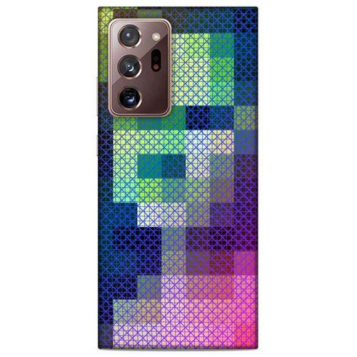 Lopard Samsung Galaxy Note 20 Ultra Uyumlu Kılıf PiXel (16) Kalın Kılıf Kare
