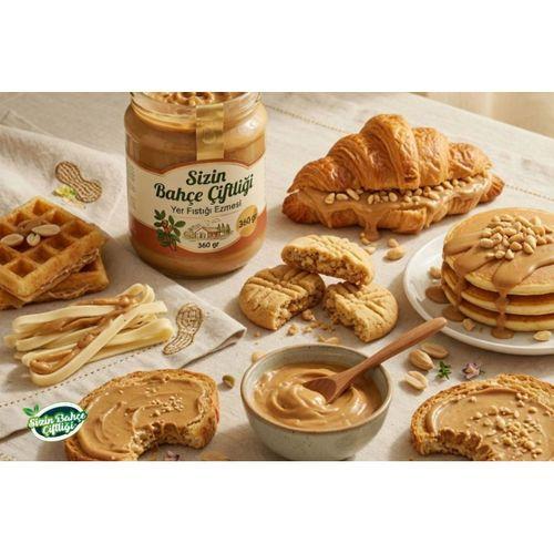 Sizin Bahçe Çiftliği Fıstık Ezmesi 360 gr.