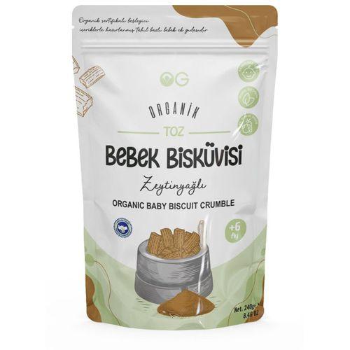 OG Natural Organik Toz Zeytinyağlı Bebek Bisküvisi 240 Gr 6+ Ay