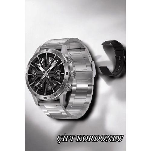 Suya Dayanıklı Dokunmatik Akıllı Saat Bluetooth 5.0, Sesli Asistan Ve Sağlık Takibi