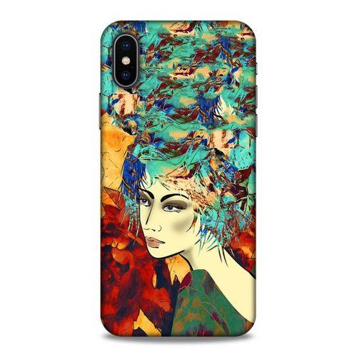 Lopard Apple Iphone X Uyumlu Kılıf Sürreal Yüzler ♀ (21) Koruyucu Kapak Baskılı