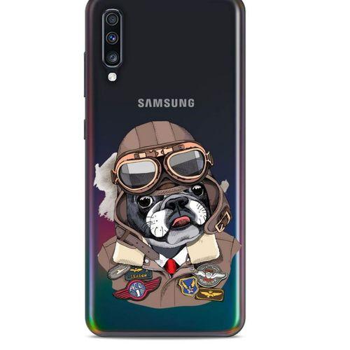 Zoologix (30) Samsung Galaxy A80 Şeffaf Kılıf Silikon Desenli