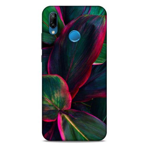 Lopard Huawei P20 Lite Uyumlu Kılıf Bahar (25) Antişok Kapak Fuşya Yeşil