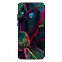 Lopard Huawei P20 Lite Uyumlu Kılıf Bahar (25) Antişok Kapak Fuşya Yeşil