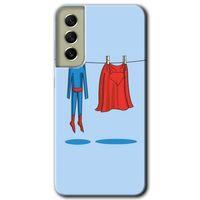 MRCİLETİSİM Samsung Galaxy S21 FE Kılıf HD Desen Baskılı Arka Kapak + Temperli Cam - İzin Günü