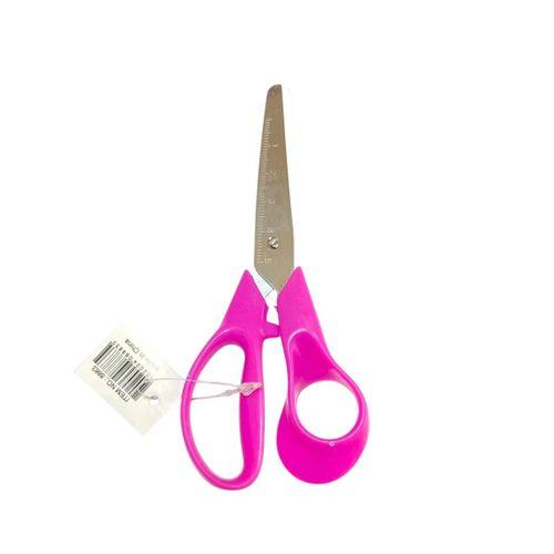 LINEA CETVELLİ OKUL MAKASI - Midi ( Pembe)