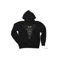 Kobe Bryant Logo 2 Siyah Kapşonlu Sweatshirt Hoodie