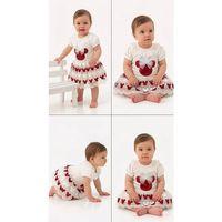 9/18 Ay Payet Baskılı Etekli Bebek Takımı