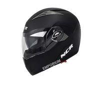 SEVGENT Kask Çeneden Açılan Gözlüklü Ece Belge Mat Siyah M Beden Md 158