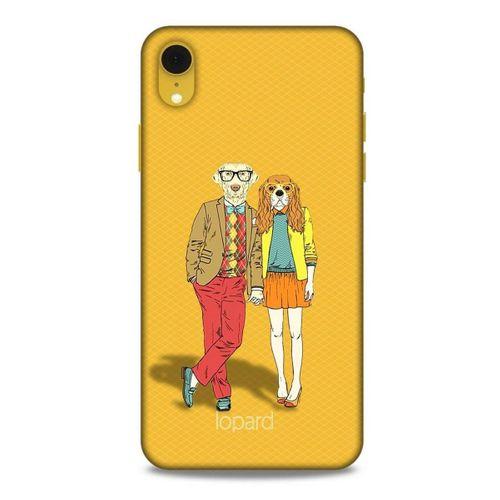 Apple iPhone XR Kılıf FunnyMaX (13) Silikon Kap Turuncu
