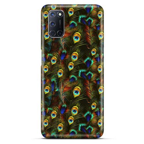 Alcatel 3x 2020 Kılıf Desenli Özel Seri Tüyler (11) Tam Koruma