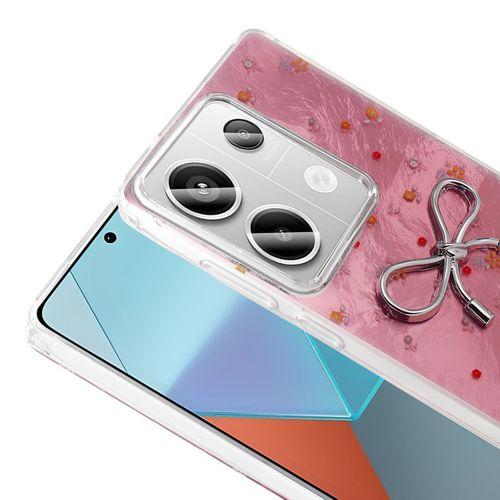 Xiaomi Redmi Note 13 Pro 4G Kılıf Kamera Korumalı Figürlü Zore Ponti Silikon Kapak