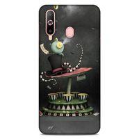 Lopard Samsung Galaxy A60 Uyumlu Kılıf Manipülasyon ☻ (44) Tough Armor Kılıf Desenli