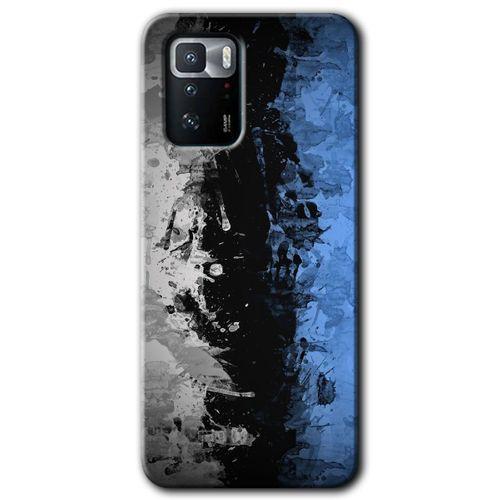 BeRa Aksesuar Poco x3 GT Kılıf Baskılı Kapak - Abstract Wallpaper +Tam Kaplayan Mat Seramik