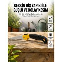 Ergonomik Saplı Katlanabilir Budama Testeresi