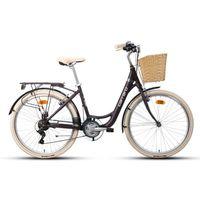 Carraro Juliet 26 Jant 21 vites Şehir Bisikleti Mat Mürdüm-Krom 43 cm