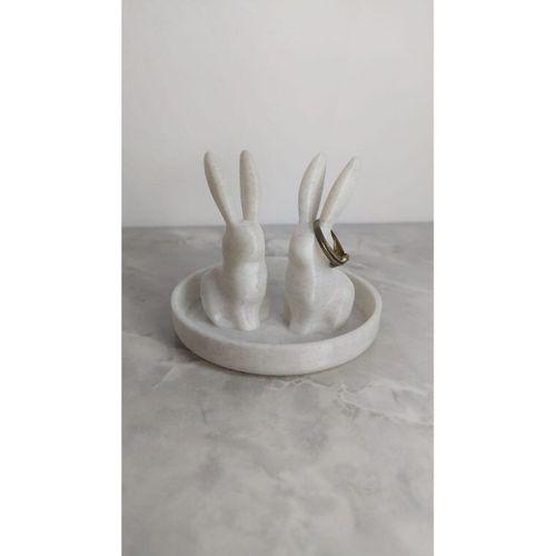 Bunny Ring Tutucu Çift Tavşan - 5136510