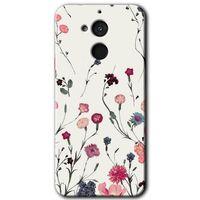 Potkal Hediye Fabrikası General Mobile GM 8 HD Baskılı Kılıf + 9D Tam Ekran Koruyucu - Mat Çiçek