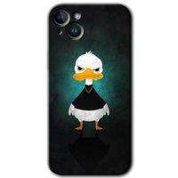 iPhone 14 Plus HD Baskılı Kılıf + 9D Tam Ekran Koruyucu - Angry Duck