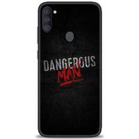 Samsung Galaxy A11 Kılıf HD Baskılı Kılıf - Dangerous Man + Tam Ekran Koruyucu