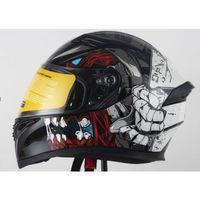 SEVGENT Kask Çeneli Gözlüklü Evo Kuru Kafa 31607 -L-