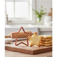 Yıldız Figürlü Kurabiye Kalıbı ve Hamur Kesici – Şeker Hamuru ve Oyun Hamuru İçin Tek Parça Kalıp