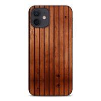 Lopard Apple iPhone 12 Uyumlu Kılıf Wood'X (12) Koruyucu Silikon Desenli