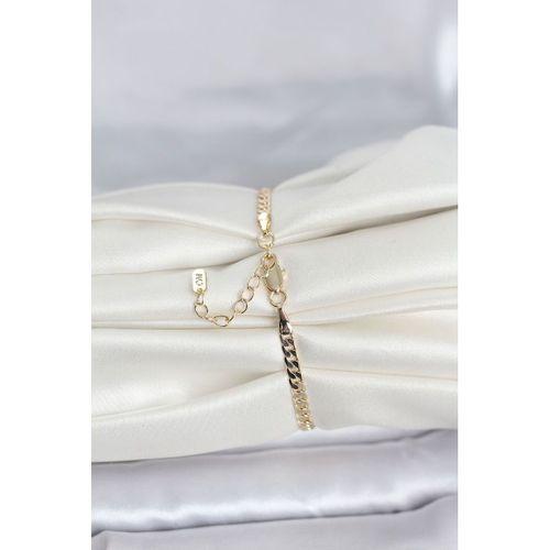 CM 14K Gold Renk Zincirli Model Kadın Bileklik