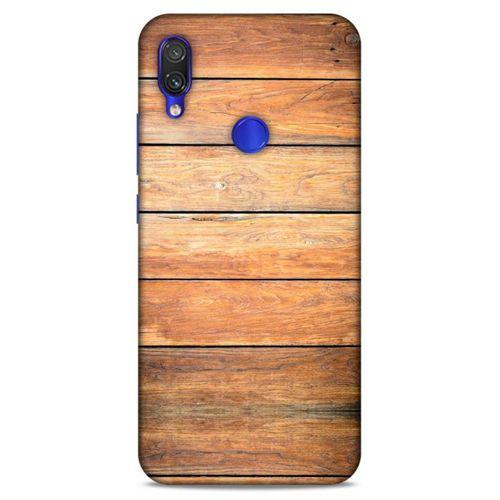 Lopard Xiaomi Redmi Note 7 Pro Uyumlu Kılıf Wood'X (13) Silikon Kap Baskılı