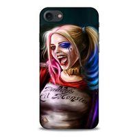 Apple Iphone 8 Uyumlu Kılıf Harley Quinn (8) Baskılı Kılıf Siyah