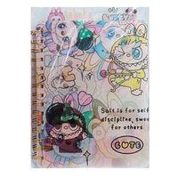 Labubu 3D Ayraçlı Defter A5 Spiralli Orijinal