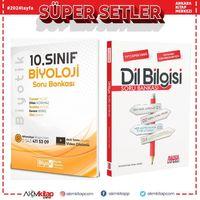 Biyotik 10.Sınıf Biyoloji ve AKM Kitap Dil Bilgisi Soru Bankası Seti 2 Kitap