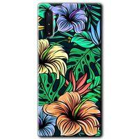Samsung Galaxy Note 10 HD Baskılı Kılıf + 9D Tam Ekran Koruyucu - Hibiscus Flowers