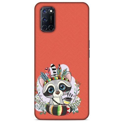 Animax Kızılderili Rakun Oppo A52 Kılıf Desenli Silikon