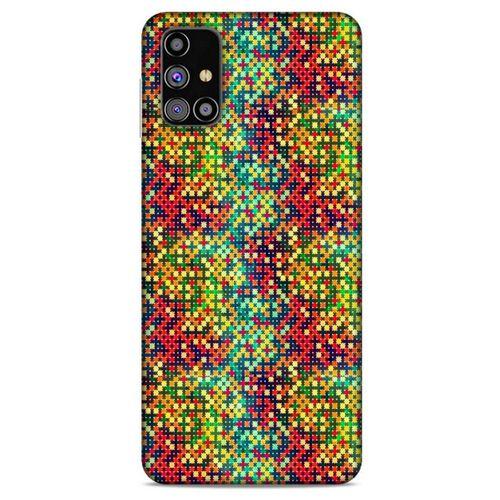 Geometrix 53 Samsung Galaxy M31s Kılıf Silikon Kapak