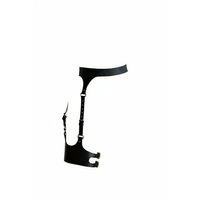 Siyah Jartiyer Harness Deri Tokalı Ayarlanabilir Bacak Aksesuarı - Brf1159