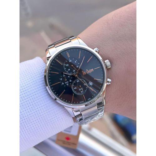 Lee Cooper Çelik Kordon 3 Atm Suya Dayanıklı Özel Tasarım Erkek Kol Saati VS.BLKT.0147