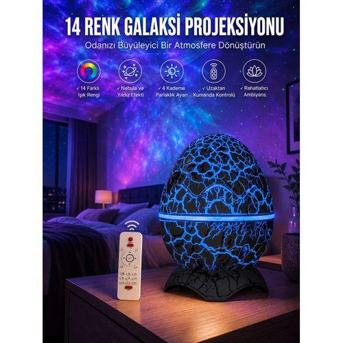 Yumurta Şeklinde Su Dalgalı Bluetooth Speaker Lamba Renkli Yeni Nesil