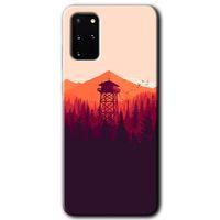 Samsung Galaxy S20 Plus HD Baskılı Kılıf + 9D Tam Ekran Koruyucu - Gözlem Kulesi