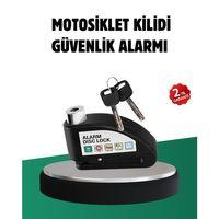 Titreşim Sensörlü Alarm Disk Kilidi Motosiklet Scooter Bisiklet