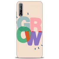 Huawei Y8P Kılıf HD Baskılı Kılıf - Grow + Tam Ekran Koruyucu