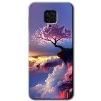 Xiaomi Redmi Note 9 Pro HD Baskılı Kılıf + 9D Tam Ekran Koruyucu - Wash Red Wall