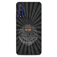 Huawei P Smart S 2020 Uyumlu Kılıf Motorsiklet (40) Fit Silikon Kılıf Harley