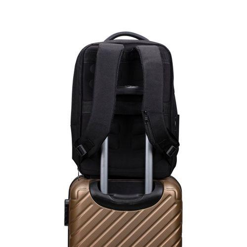 Classone BP-BS100  Business VIP B1 - Serisi 15.6 inch Uyumlu WTX Pro Su Geçirmez Kumaş Laptop Sırt Çantası -Siyah