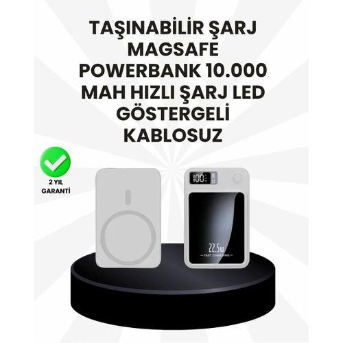 5000mah / 10000mah Kapasiteli Manyetik Usb-c Ve Kablosuz Powerbank