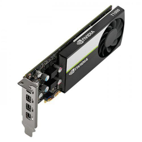 PNY QUADRO VCNT1000-4GB-SB, T1000, 4GB, DDR6, 128Bit, Tek Fan, 4xMini DP, Ekran Kartı