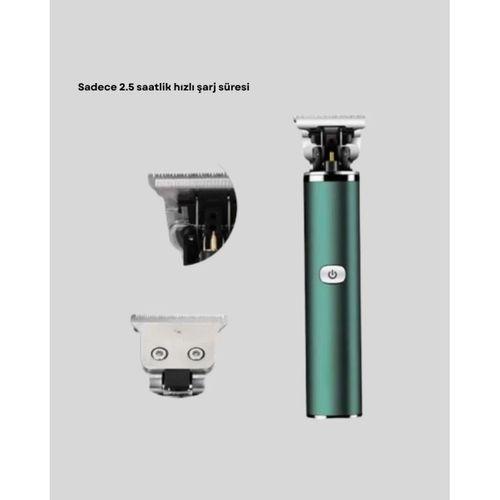 Şarjlı Erkek Tıraş Makinesi – 180 Dakika Pil Ömrü, 2.5 Saat Hızlı Şarj, Usb Ve Powerbank Uyumlu