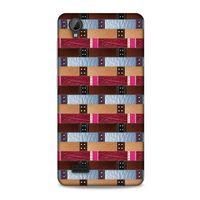 Vestel Venüs V5 Kılıf Patchwork (45) Liquid Air Kılıf Bordo Gri
