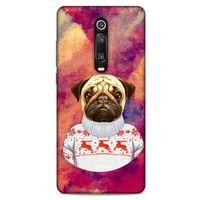 Xiaomi Redmi K20 Pro Kılıf Köpek Kıyafetleri (6) Silikon Kılıf Pug Kazak
